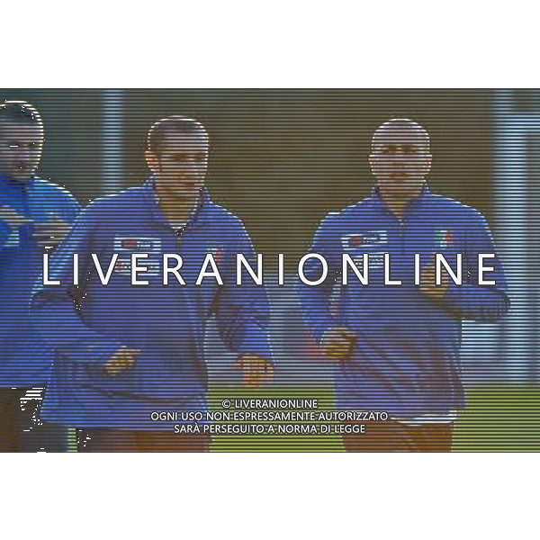Raduno Nazionale Italiana - Allenamento Coverciano - 17.11.2008 Nella Foto: fabio CANNAVARO- giorgio CHIELLINI /Ph.Vitez-Ag. Aldo Liverani