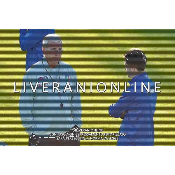 Raduno Nazionale Italiana - Allenamento Coverciano - 17.11.2008 Nella Foto: marcello LIPPI PARLA CON giuseppe ROSSI /Ph.Vitez-Ag. Aldo Liverani