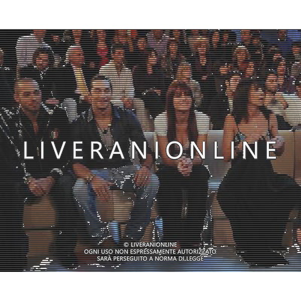 TRASMISSIONE: \' QUESTA DOMENICA\' NELLA FOTO: SALVATORE ANGELUCCI - CRISTIANO ANGELUCCI - PAMELA CAMASSA - MARINA FIORDALISO © MASSIMO BRUNI - AG. ALDO LIVERANI SAS