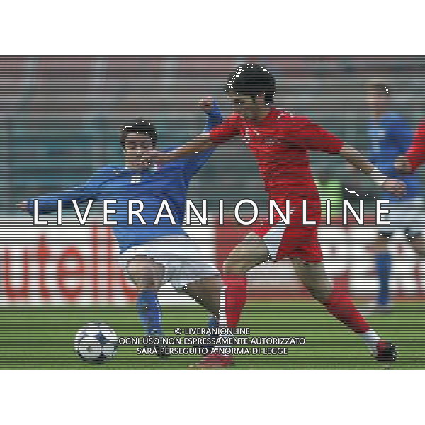 Como 19-11-2008 italia-svizzera U20 0:0 nella foto marco augusto romizi e tito tarchini ph marco luzzani/ag aldo liverani s.a.s.