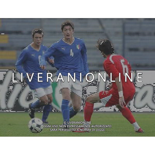 Como 19-11-2008 italia-svizzera U20 0:0 nella foto andrea mazzarani e tito tarchini ph marco luzzani/ag aldo liverani s.a.s.