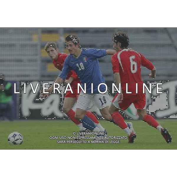 Como 19-11-2008 italia-svizzera U20 0:0 nella foto umberto eusepi e tito tarchini ph marco luzzani/ag aldo liverani s.a.s.