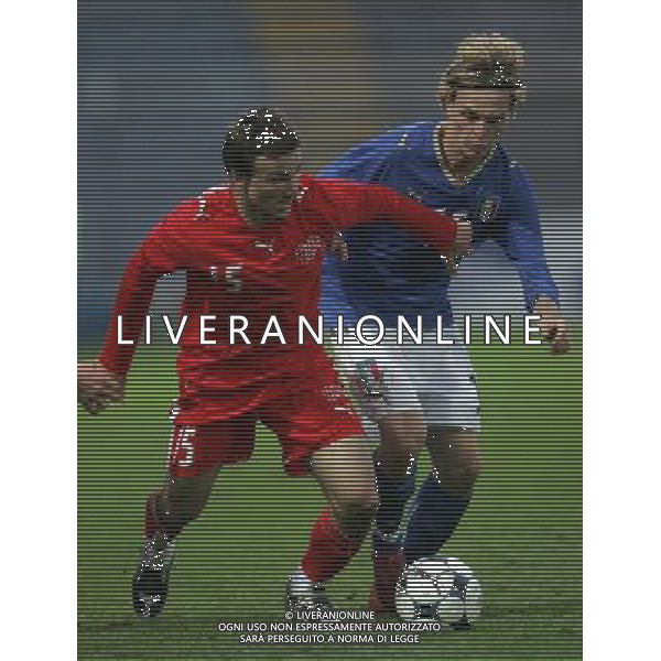 Como 19-11-2008 italia-svizzera U20 0:0 nella foto michael perrier e barbetti paltemio ph marco luzzani/ag aldo liverani s.a.s.