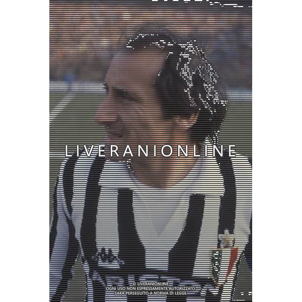 ARCHIVIO Giuseppe Furino (Palermo, 5 luglio 1946)  un ex calciatore italiano, di ruolo centrocampista.Nella societˆ bianconera sarˆ destinato a diventare titolare inamovibile per oltre un decennio, conquistando 8 scudetti (1971-72, 1972-73, 1974-75, 1976-77, 1977-78, 1980-81, 1981-82, 1983-84), 2 Coppe Italia (1978-79, 1982-83), 1 Coppa UEFA (1976-77) e una Coppa delle Coppe (1983-84). NELLA FOTO:Giuseppe Furino PH.ARCHIVIO AGENZIA ALDO LIVERANI SAS