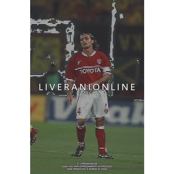 PERUGIA 06/11/2003 2° TURNO COPPA UEFA 2003-2004 GARAANDATA PERUGIA - ARIS SALONICCO NELLA FOTO:IL CAPITANO DEI GRIFONI GIOVANNI TEDESCO* FOTO 1905/ROBERTO SETTONCE/ALDO LIVERANI S.A.S.