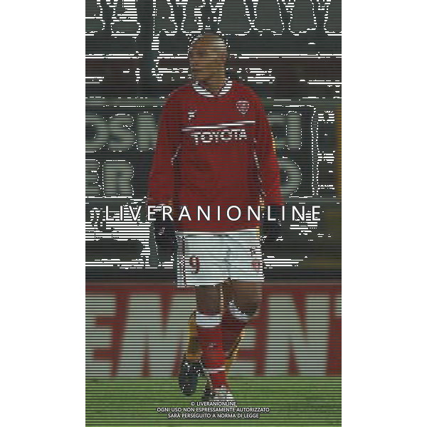 PERUGIA 06/11/2003 2° TURNO COPPA UEFA 2003-2004 GARAANDATA PERUGIA - ARIS SALONICCO NELLA FOTO:JAY BOTHROYD IN OMBRA QUESTA SERA* FOTO 1905/ROBERTO SETTONCE/ALDO LIVERANI S.A.S.
