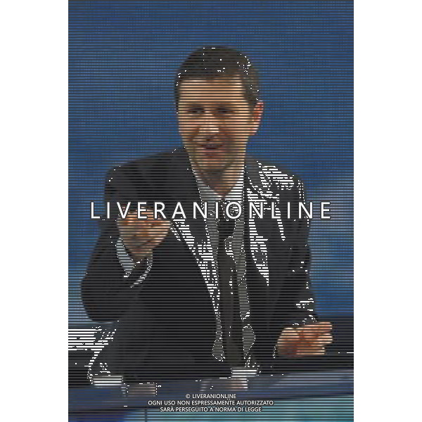 MILANO 23/11/2008 STUDI RAI DI CORSO SEMPIONE TRASMISSIONE TELEVISIVA DI RAI 3: -CHE TEMPO CHE FA- NELLA FOTO FABIO FAZIO FOTO MARIO ROMANO/AG ALDO LIVERANI