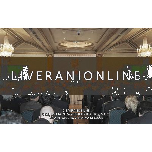 Milano 24-11-2008 Hotel Westin Palace - Milano Cerimonia del quarantennale della fondazione dell\' Associazione Italiana Calciatori A.I.C. nella foto il tavolo del convegno ph marco luzzani/ag aldo liverani s.a.s.