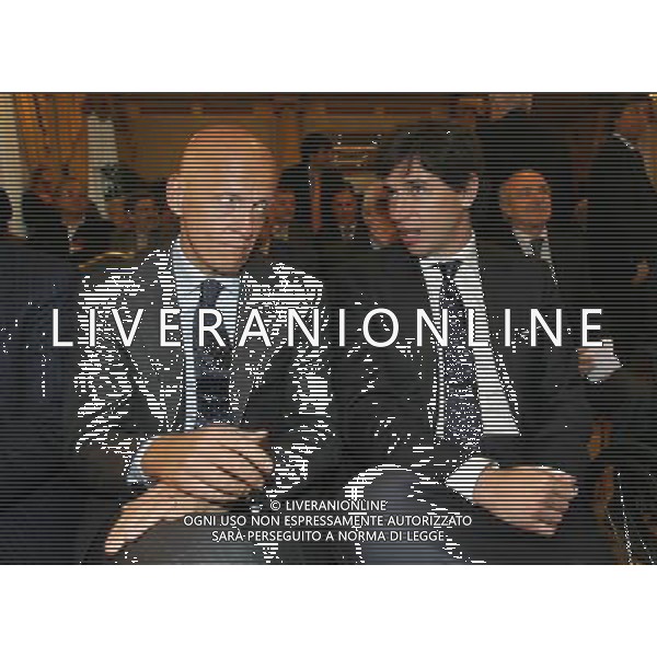 Milano 24-11-2008 Hotel Westin Palace - Milano Cerimonia del quarantennale della fondazione dell\' Associazione Italiana Calciatori A.I.C. nella foto demetrio albertini e pierluigi collna ph marco luzzani/ag aldo liverani s.a.s.