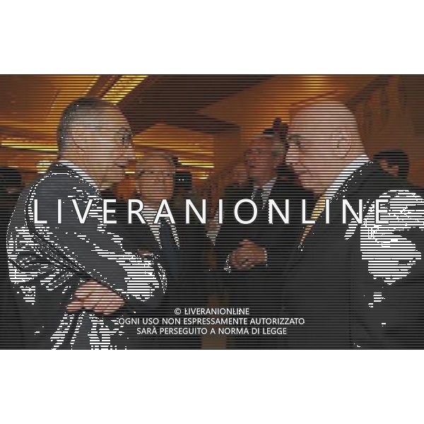 Milano 24-11-2008 Hotel Westin Palace - Milano Cerimonia del quarantennale della fondazione dell\' Associazione Italiana Calciatori A.I.C. nella foto marcello lippi, adriano galliani, franco carraro e antonio matarrese ph marco luzzani/ag aldo liverani s.a.s.