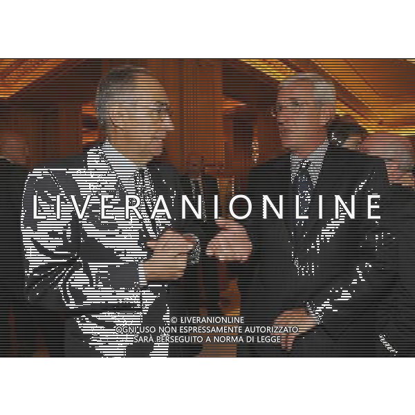 Milano 24-11-2008 Hotel Westin Palace - Milano Cerimonia del quarantennale della fondazione dell\' Associazione Italiana Calciatori A.I.C. nella foto marcello lippi e franco carraro ph marco luzzani/ag aldo liverani s.a.s.