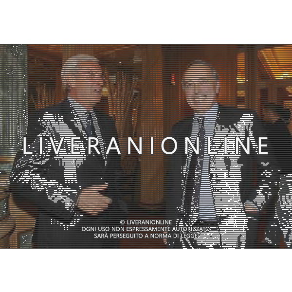 Milano 24-11-2008 Hotel Westin Palace - Milano Cerimonia del quarantennale della fondazione dell\' Associazione Italiana Calciatori A.I.C. nella foto giancarlo abete e marcello lippi ph marco luzzani/ag aldo liverani s.a.s.