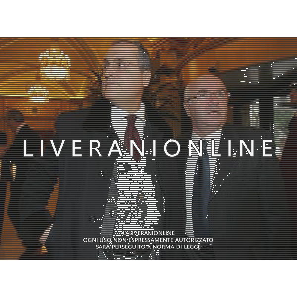 Milano 24-11-2008 Hotel Westin Palace - Milano Cerimonia del quaranennale della fondazione dell\' Associazione Italiana Calciatori A.I.C. nella foto cladio lotito e tavecchio ph marco luzzani/ag aldo liverani s.a.s.