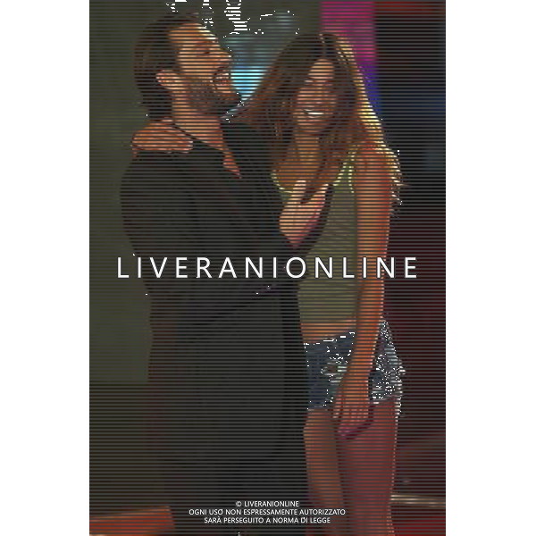 PUNTATA FINALE DELLA TRASMISSIONE TV: \' L\'ISOLA DEI FAMOSI 6\' NELLA FOTO: ROSSANO RUBICONDI - BELEN RODRIGUEZ © ANTONIO SORANO - AG. ALDO LIVERANI SAS