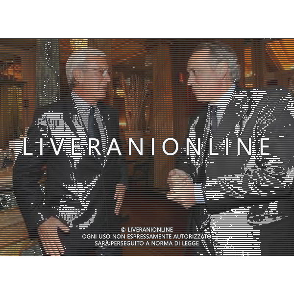 Milano 24-11-2008 Hotel Westin Palace - Milano Cerimonia del quaranennale della fondazione dell\' Associazione Italiana Calciatori A.I.C. nella foto marcello lippi e giancarlo abete ph marco luzzani/ag aldo liverani s.a.s.