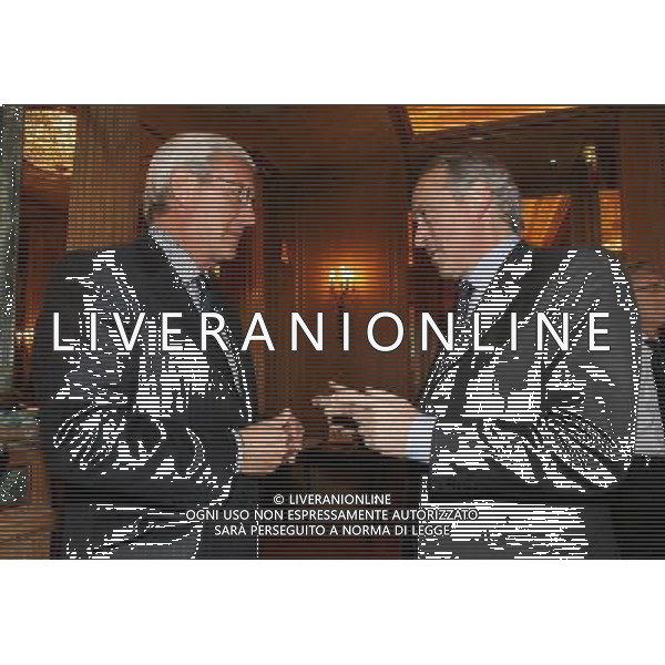 Milano 24-11-2008 Hotel Westin Palace - Milano Cerimonia del quaranennale della fondazione dell\' Associazione Italiana Calciatori A.I.C. nella foto marcello lippi e giancarlo abete ph marco luzzani/ag aldo liverani s.a.s.
