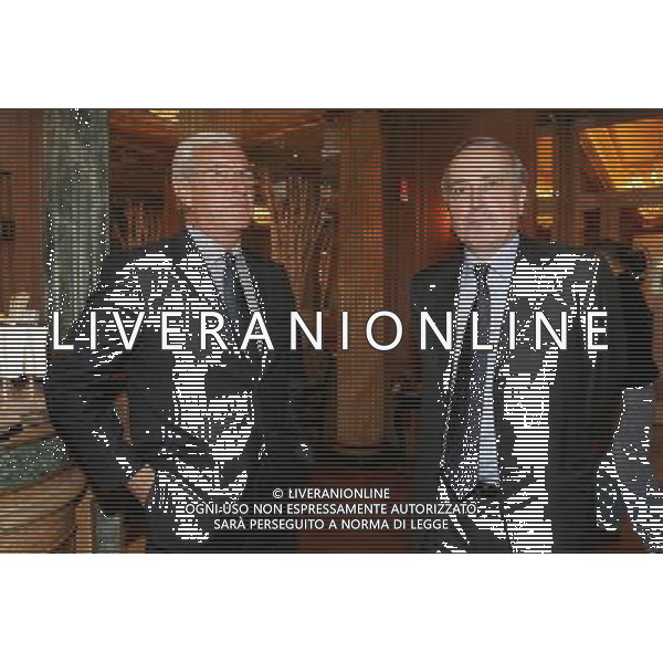 Milano 24-11-2008 Hotel Westin Palace - Milano Cerimonia del quaranennale della fondazione dell\' Associazione Italiana Calciatori A.I.C. nella foto marcello lippi e giancarlo abete ph marco luzzani/ag aldo liverani s.a.s.