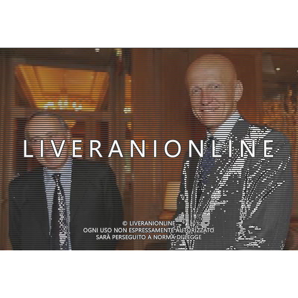 Milano 24-11-2008 Hotel Westin Palace - Milano Cerimonia del quaranennale della fondazione dell\' Associazione Italiana Calciatori A.I.C. nella foto gianluigi collina e giancarlo abete ph marco luzzani/ag aldo liverani s.a.s.