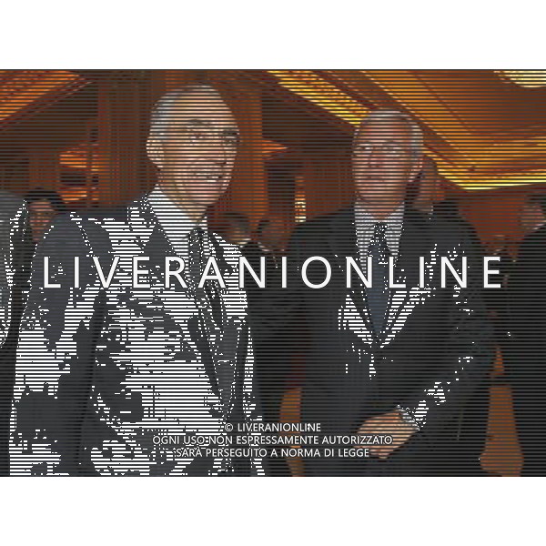 Milano 24-11-2008 Hotel Westin Palace - Milano Cerimonia del quaranennale della fondazione dell\' Associazione Italiana Calciatori A.I.C. nella foto marcello lippi e franco carraro ph marco luzzani/ag aldo liverani s.a.s.