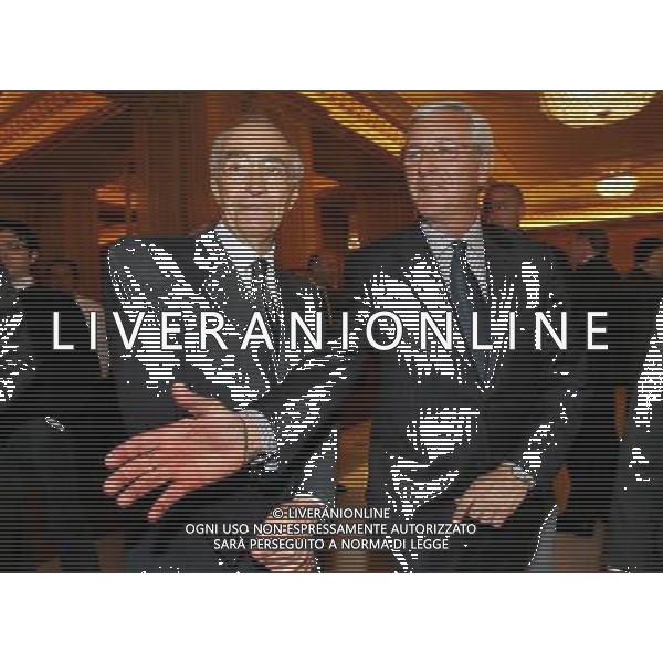 Milano 24-11-2008 Hotel Westin Palace - Milano Cerimonia del quaranennale della fondazione dell\' Associazione Italiana Calciatori A.I.C. nella foto marcello lippi e franco carraro ph marco luzzani/ag aldo liverani s.a.s.