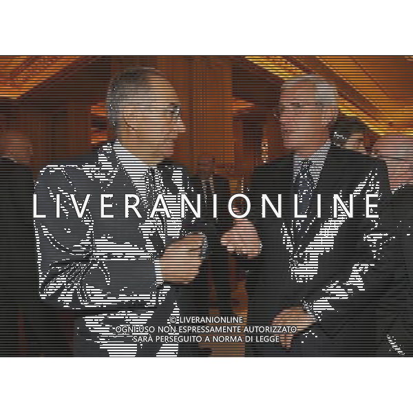 Milano 24-11-2008 Hotel Westin Palace - Milano Cerimonia del quaranennale della fondazione dell\' Associazione Italiana Calciatori A.I.C. nella foto marcello lippi e franco carraro ph marco luzzani/ag aldo liverani s.a.s.