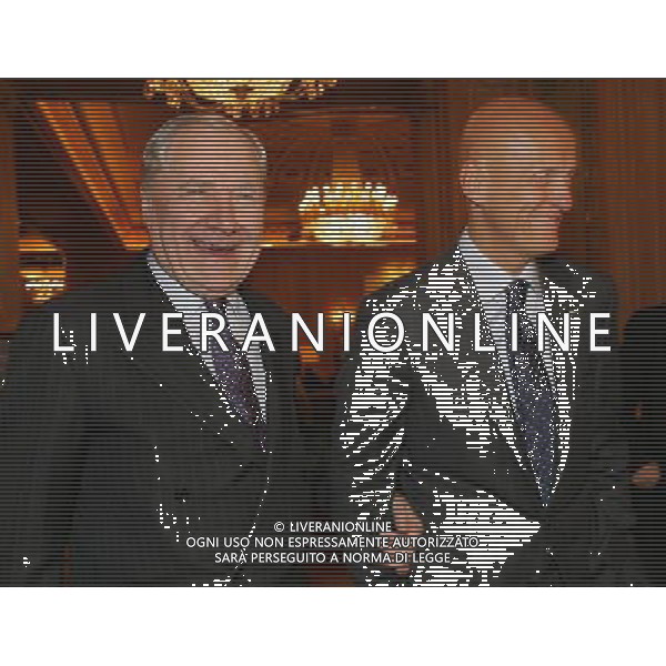 Milano 24-11-2008 Hotel Westin Palace - Milano Cerimonia del quaranennale della fondazione dell\' Associazione Italiana Calciatori A.I.C. nella foto cesare gussoni e pierluigi collina ph marco luzzani/ag aldo liverani s.a.s.