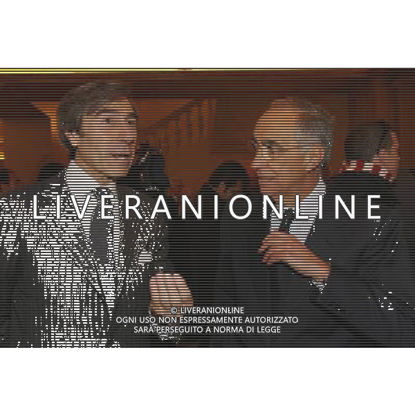 Milano 24-11-2008 Hotel Westin Palace - Milano Cerimonia del quaranennale della fondazione dell\' Associazione Italiana Calciatori A.I.C. nella foto ariedo braida e franco carraro ph marco luzzani/ag aldo liverani s.a.s.