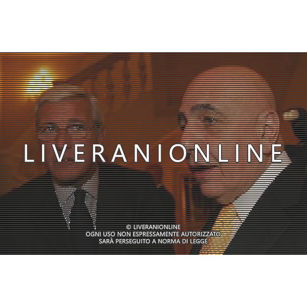 Milano 24-11-2008 Hotel Westin Palace - Milano Cerimonia del quaranennale della fondazione dell\' Associazione Italiana Calciatori A.I.C. nella foto adriano galliani e marcello lippi ph marco luzzani/ag aldo liverani s.a.s.