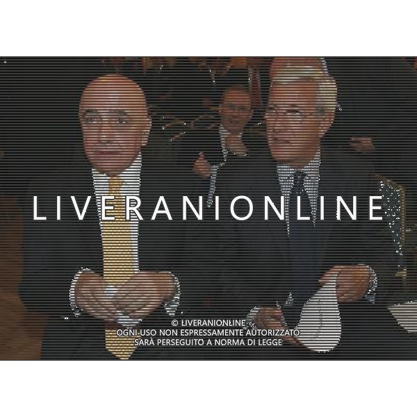 Milano 24-11-2008 Hotel Westin Palace - Milano Cerimonia del quaranennale della fondazione dell\' Associazione Italiana Calciatori A.I.C. nella foto adriano galliani e marcello lippi ph marco luzzani/ag aldo liverani s.a.s.