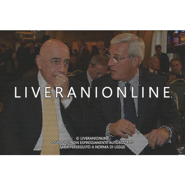 Milano 24-11-2008 Hotel Westin Palace - Milano Cerimonia del quaranennale della fondazione dell\' Associazione Italiana Calciatori A.I.C. nella foto adriano galliani e marcello lippi ph marco luzzani/ag aldo liverani s.a.s.