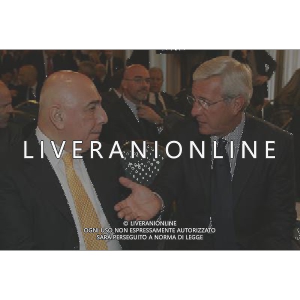 Milano 24-11-2008 Hotel Westin Palace - Milano Cerimonia del quaranennale della fondazione dell\' Associazione Italiana Calciatori A.I.C. nella foto adriano galliani e marcello lippi ph marco luzzani/ag aldo liverani s.a.s.