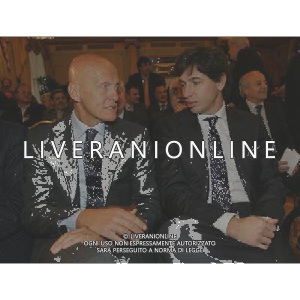Milano 24-11-2008 Hotel Westin Palace - Milano Cerimonia del quaranennale della fondazione dell\' Associazione Italiana Calciatori A.I.C. nella foto demetrio albertini e pierluigi collina ph marco luzzani/ag aldo liverani s.a.s.