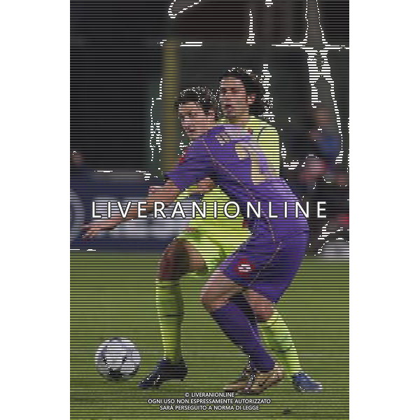 FIORENTINA - OLYMPIQUE LIONE FIRENZE, 25 NOVEMBRE 2OO8 CHAMPIONS LEAGUE GIRONE ELIMINATORIO 2008/2009 NELLA FOTO: ZDRAVKO KUZMANOVIC E FABIO GROSSO FOTO AG. A. LIVERANI SAS