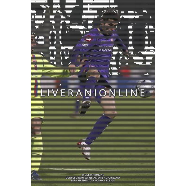 FIORENTINA - OLYMPIQUE LIONE FIRENZE, 25 NOVEMBRE 2OO8 CHAMPIONS LEAGUE GIRONE ELIMINATORIO 2008/2009 NELLA FOTO: ADRIAN MUTU FOTO AG. A. LIVERANI SAS