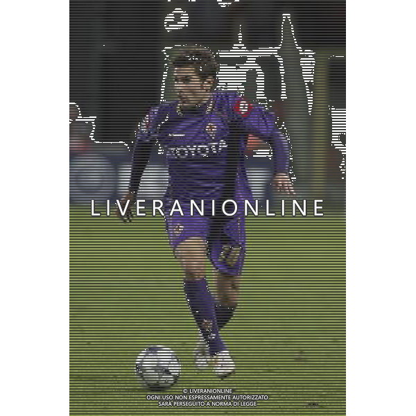 FIRENZE, 25 NOVEMBRE 2OO8 CHAMPIONS LEAGUE GIRONE ELIMINATORIO 2008 2009 FIORENTINA OLYMPIQUE LIONE NELLA FOTO: ADRIAN MUTU FOTO AG. A. LIVERANI SAS