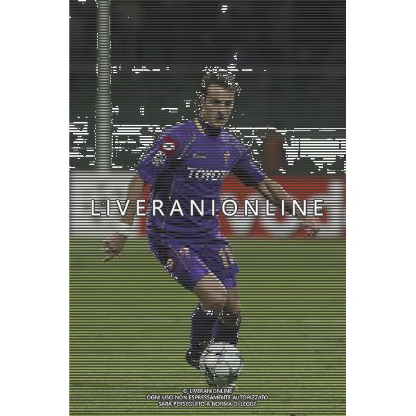 FIRENZE, 25 NOVEMBRE 2OO8 CHAMPIONS LEAGUE GIRONE ELIMINATORIO 2008 2009 FIORENTINA OLYMPIQUE LIONE NELLA FOTO: ALBERTO GILARDINO FOTO AG. A. LIVERANI SAS