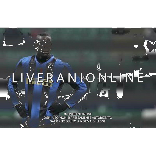 INTER - PANATHINAIKOS CHAMPIONS LEAGUE 26/11/2008 NELLA FOTO mario balotelli FOTO MARCO LUZZANI-AG ALDO LIVERANI