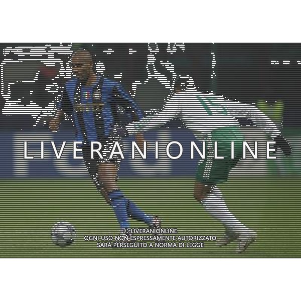 Milano 26-11-2008 champions league 2008/09 inter-panathinaikos 0:1 nella foto maicon e gilberto ph marco luzzani/ag aldo liverani s.a.s.
