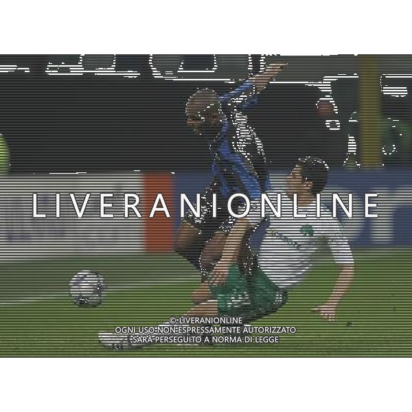 Milano 26-11-2008 champions league 2008/09 inter-panathinaikos 0:1 nella foto maicon e nikos spiropoulos ph marco luzzani/ag aldo liverani s.a.s.