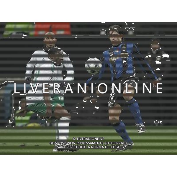 Milano 26-11-2008 champions league 2008/09 inter-panathinaikos 0:1 nella foto maxwell e simao ph marco luzzani/ag aldo liverani s.a.s.