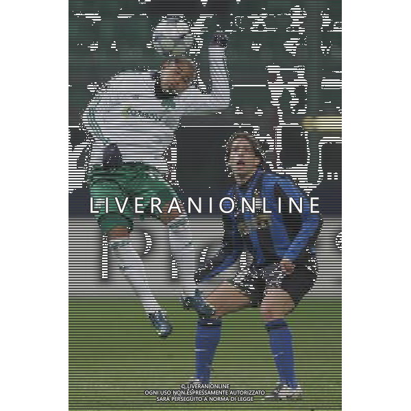 Milano 26-11-2008 champions league 2008/09 inter-panathinaikos 0:1 nella foto maxwell e gabriel ph marco luzzani/ag aldo liverani s.a.s.