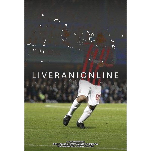 esultanza dopo il gol - Ronaldinho celebrates his goal from a free kick Portsmouth v AC Milan, Uefa Cup, Group E, Fratton Park. Portsmouth. UK. 27/11/2008 photo: Sean Ryan / IPS Photo Agency/Ag. Aldo Liverani - ITALY ONLY - 