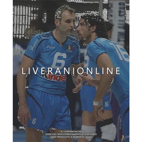 MONZA 26/11/2008 TIM ALL STAR VOLLEY 2008 PALACANDY MONZA ITALIA-RESTO DEL MONDO NELLA FOTO MARCO MEONI E VIGOR BOVOLENTA FOTO MARIO ROMANO/AG ALDO LIVERANI 