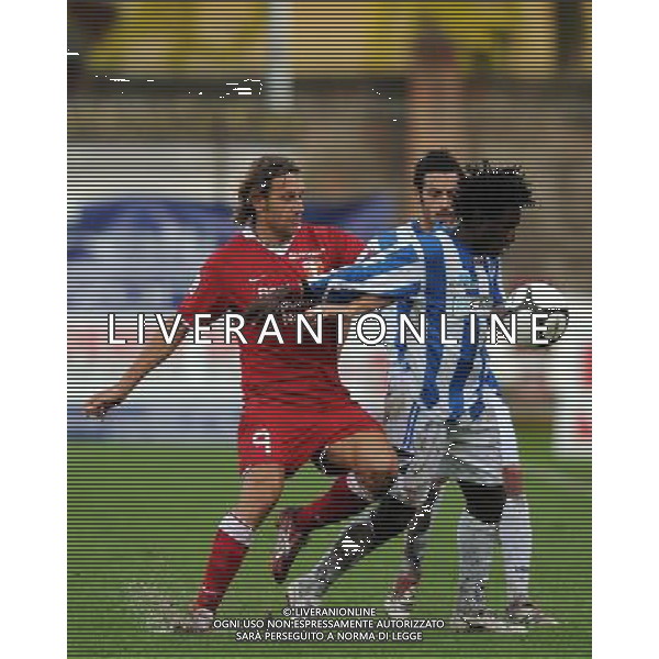 Lega Pro 1° Divisione Girone A 2008/2009 14°Giornata Ferrara - 30.11.2008 Spal-Novara Nella Foto:AGODIRIN-RUBINO /Ph.Vitez-Ag. Aldo Liverani