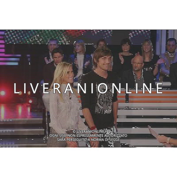 TRASMISSIONE \' QUELLI CHE IL CALCIO\' NELLA FOTO: LEONARDO TUMIOTTO - VERIDIANA MALLMANN © ANTONIO SORANO - AG. ALDO LIVERANI SAS