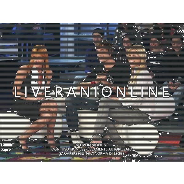TRASMISSIONE \' QUELLI CHE IL CALCIO\' NELLA FOTO: SIMONA VENTURA - LEONARDO TUMIOTTO - VERIDIANA MALLMANN © ANTONIO SORANO - AG. ALDO LIVERANI SAS