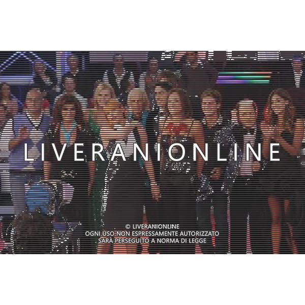 TRASMISSIONE \' QUELLI CHE IL CALCIO\' NELLA FOTO: PEPPE QUINTALE - PATRIZIA DE BLANCK - VERIDIANA MALLMANN - SIMONA VENTURA - FILIPPO MAGNINI - VLADIMIR LUXURIA - ALESSANDRO FELIU\' CRISTIANO MALGIOGLIO - BELEN RODRIGUEZ © ANTONIO SORANO - AG. ALDO LIVERANI SAS