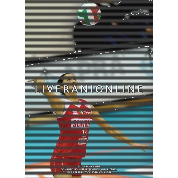 Findomestic Volley Cup Femminile A1 2008/2009 8°Giornata Montecchio(PU) - 29.11.2008 Scavolini Pesaro-Minetti Vicenza Nella Foto:DI CRESCENZO MANUELA /Ph.Vitez-Ag. Aldo Liverani