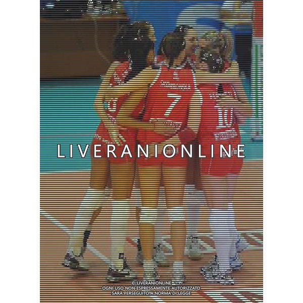 Findomestic Volley Cup Femminile A1 2008/2009 8°Giornata Montecchio(PU) - 29.11.2008 Scavolini Pesaro-Minetti Vicenza Nella Foto:SCAVOLINI PESARO /Ph.Vitez-Ag. Aldo Liverani
