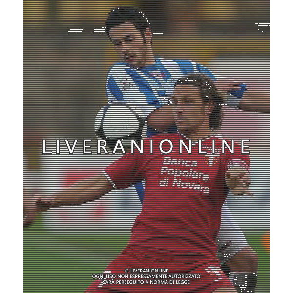 Lega Pro 1° Divisione Girone A 2008/2009 14°Giornata Ferrara - 30.11.2008 Spal-Novara Nella Foto:RUBINO RAFFAELE-CABECCIA MARCO /Ph.Vitez-Ag. Aldo Liverani